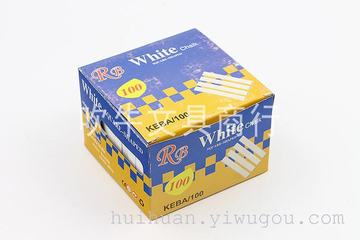 School supplies square square white chalk chalk pastels