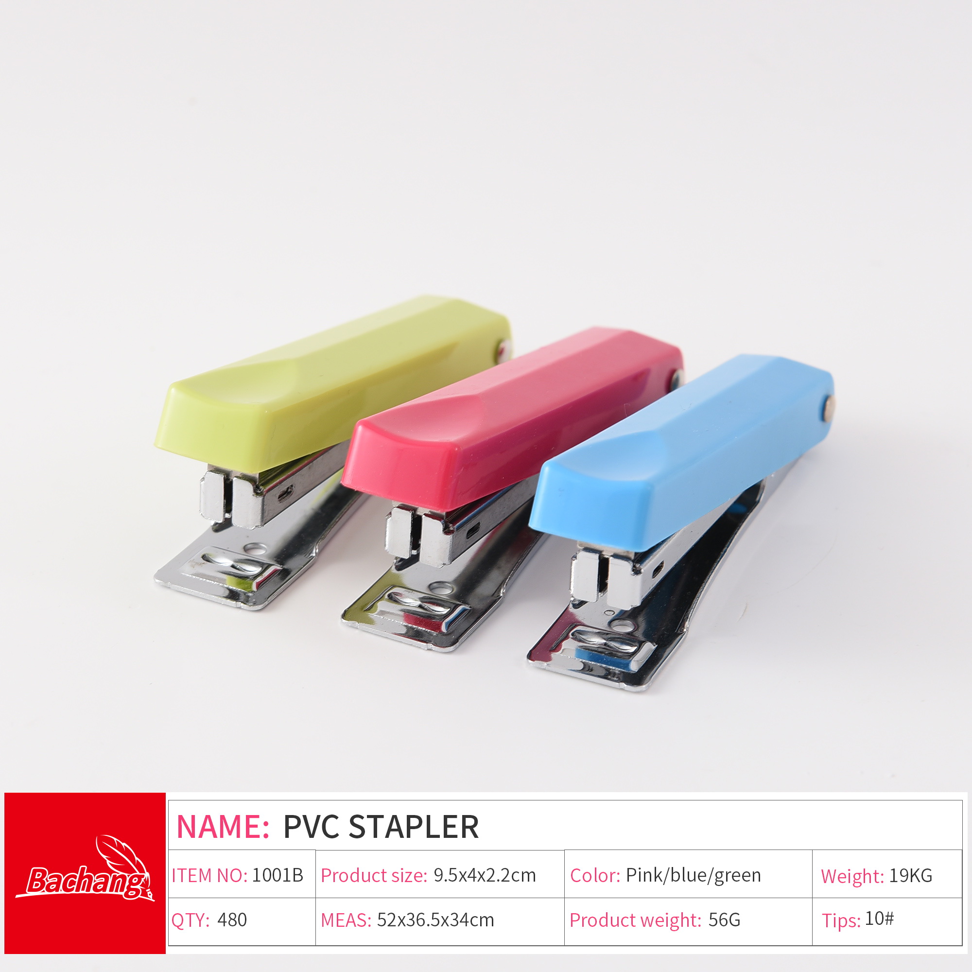Manufacturers direct LOGO customized metal office stapler 10# stapler