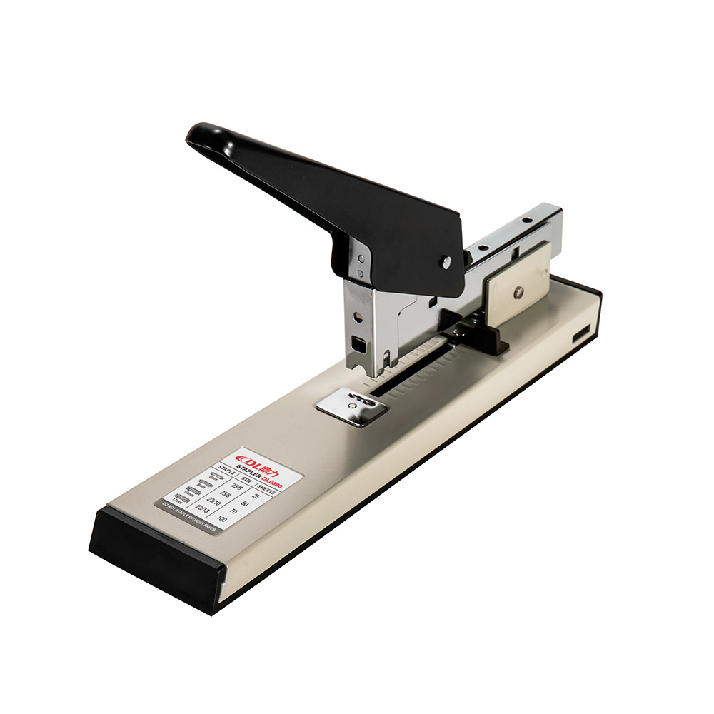 Dingli Heavy-Duty Stapler Thick Layer Stapler Order 100 Pages Nail Book Thickened Large Size Stapler Office Supplies