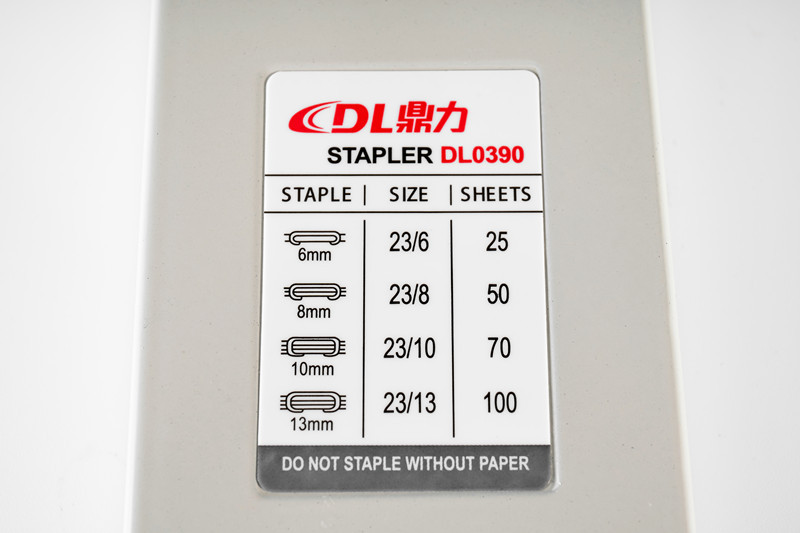 Dingli Heavy-Duty Stapler Thick Layer Stapler Order 100 Pages Nail Book Thickened Large Size Stapler Office Supplies