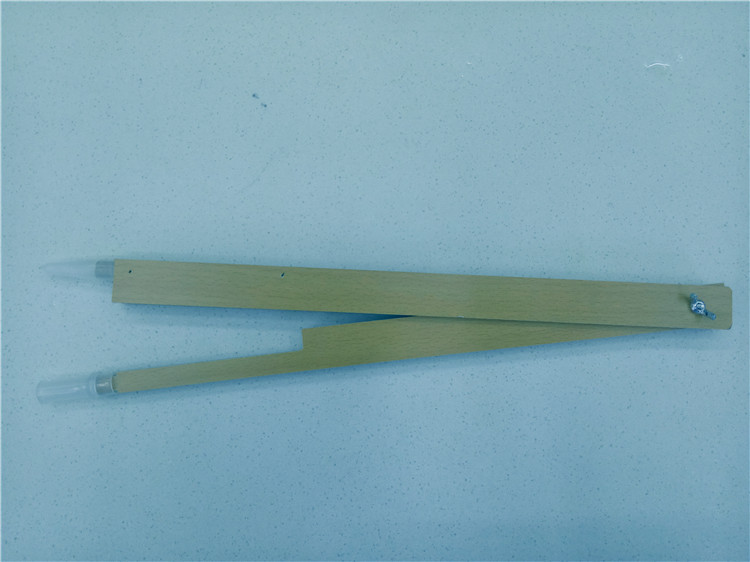 Factory Direct Sales New Drawing Stationery Wooden Teaching Triangle Straight Ruler Set Ruler Ruler