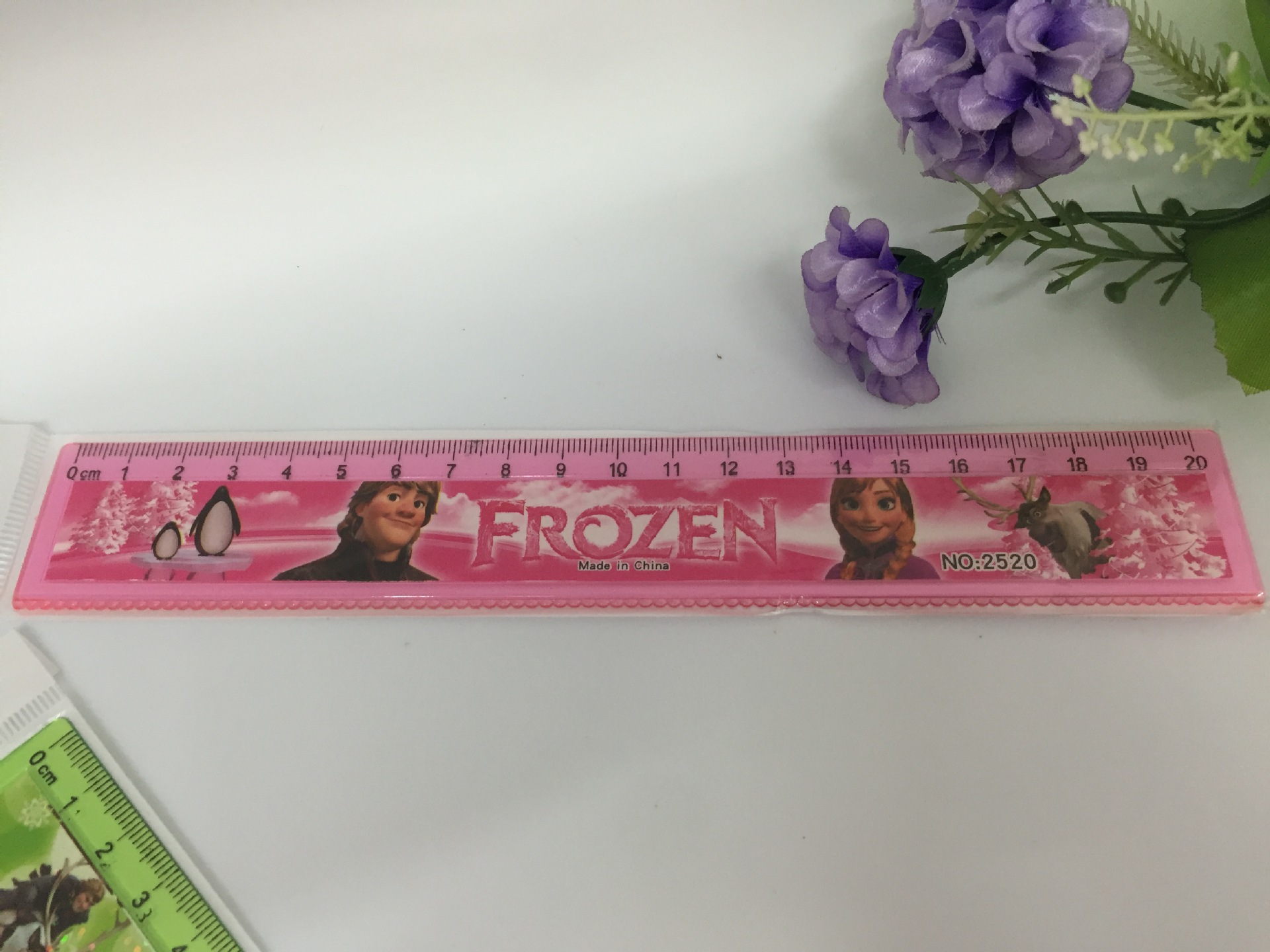 Cartoon creative ruler wave ruler wholesale student supplies 20cm measurement ruler manufacturers direct marketing
