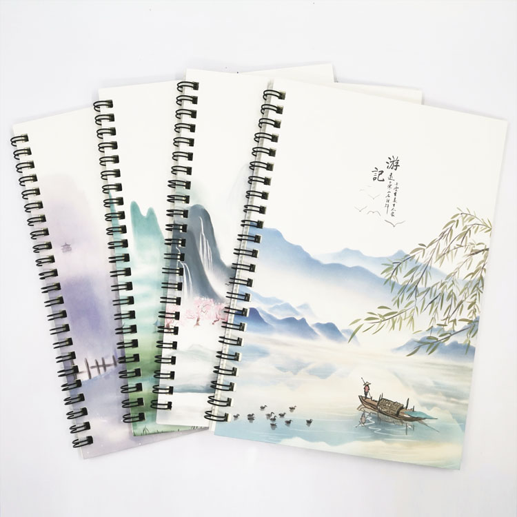 Creative Line Ring Book Loose-Leaf Coil Notebook Notebook Notepad Student Record Book Stationery Free Shipping