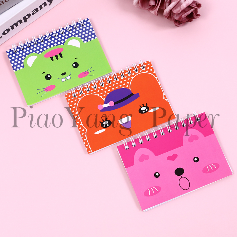 Girls and children cute coil notebook notebook pocket notebook cartoon diary three
