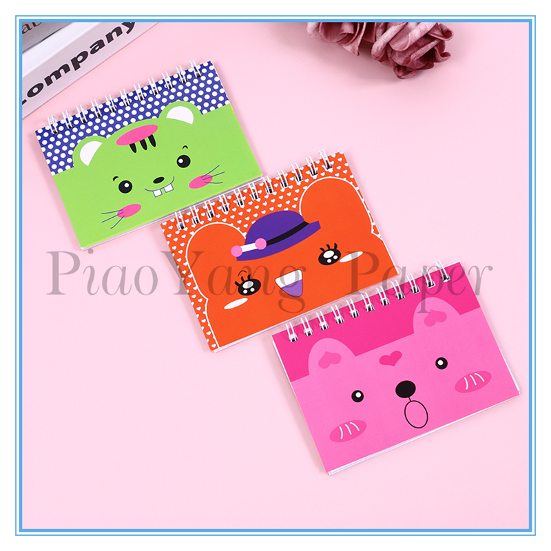 Girls and children cute coil notebook notebook pocket notebook cartoon diary three