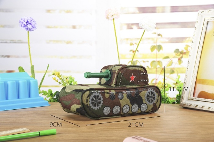 With password camouflage pen bag new canvas Korea pen bag creative stationery pen bag can be wholesale