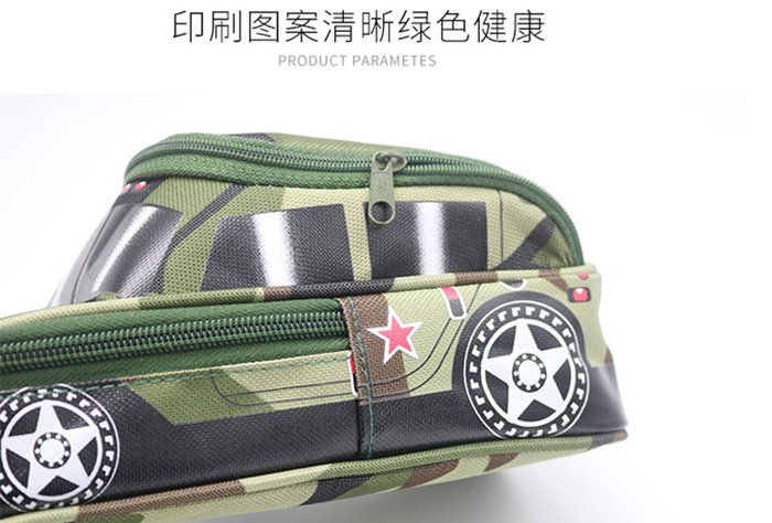 New camouflage suv pen bag with password lock large capacity simulation vehicle students stationery bag