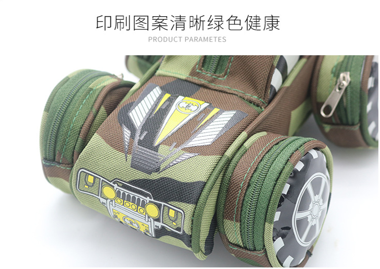 Speed four-wheel suv pen bag boys shape password lock to receive school children's stationery