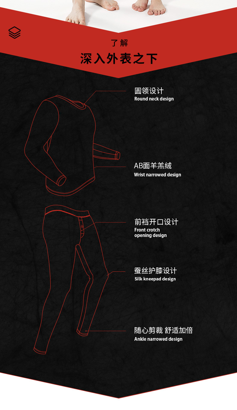 Winter Thick Lambskin Thermal Underwear Set 2021 New Silk Kneecap Long Johns for Men and Women Thermal Clothes