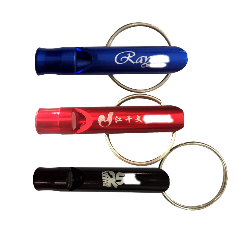 Fire Protection Aluminum Alloy Whistle Small Whistle Metal Whistle Whistle Aluminum Alloy Survival Training Whistle