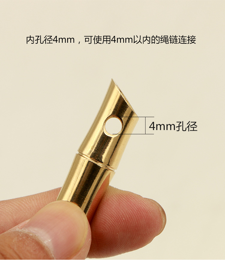 Brass Whistle Bamboo Whistle Pure Copper Metal Whistle Outdoor Survival EDC Whistle
