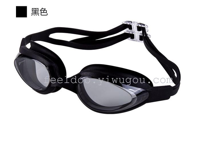 The new silicone swimming glasses HD anti fog goggles professional waterproof swimming goggles adult