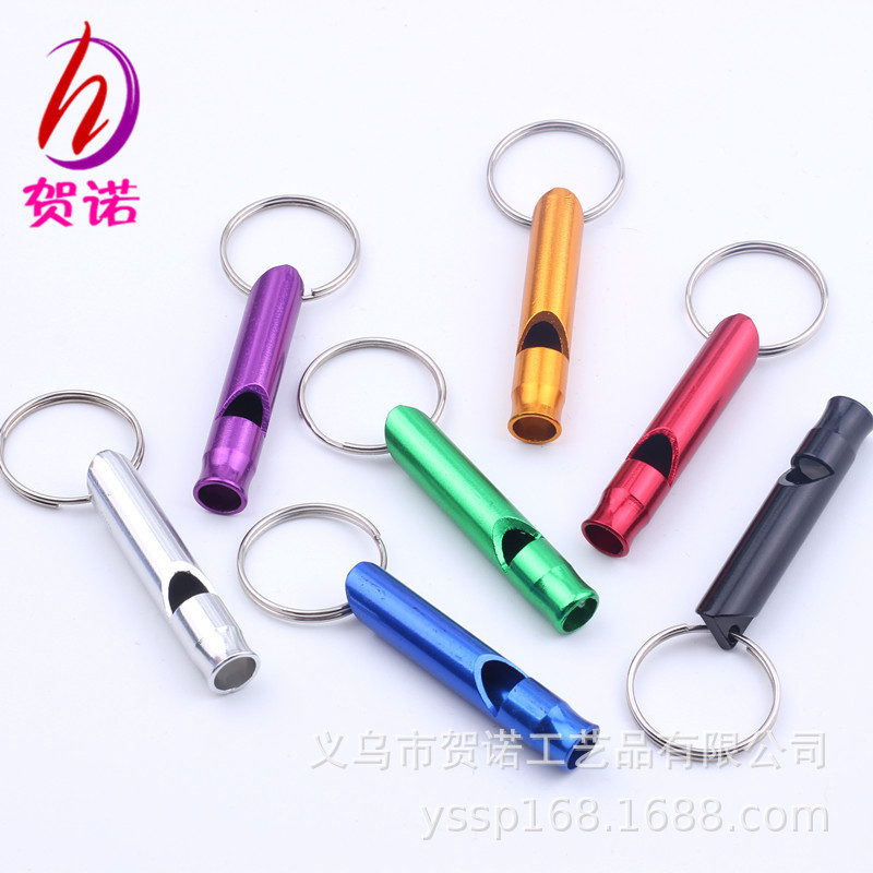 Outdoor Survival LifeSaving Training Fire Protection Outdoor Metal Sports Whistle Aluminum Alloy Small Whistle