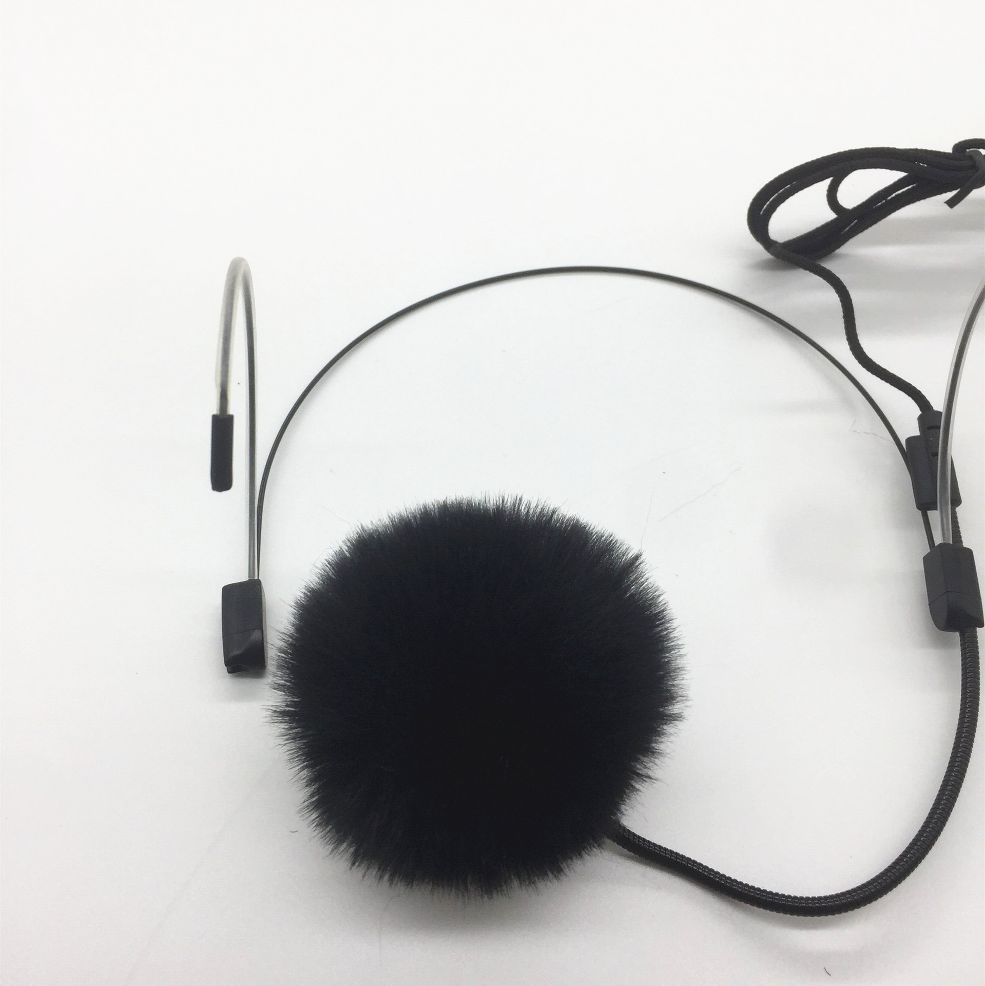 Outdoor Collar Clip Microphone Microphone Cover Chest Jacket Windproof Cover Bee Collar Clip Furry Windscreen Cover