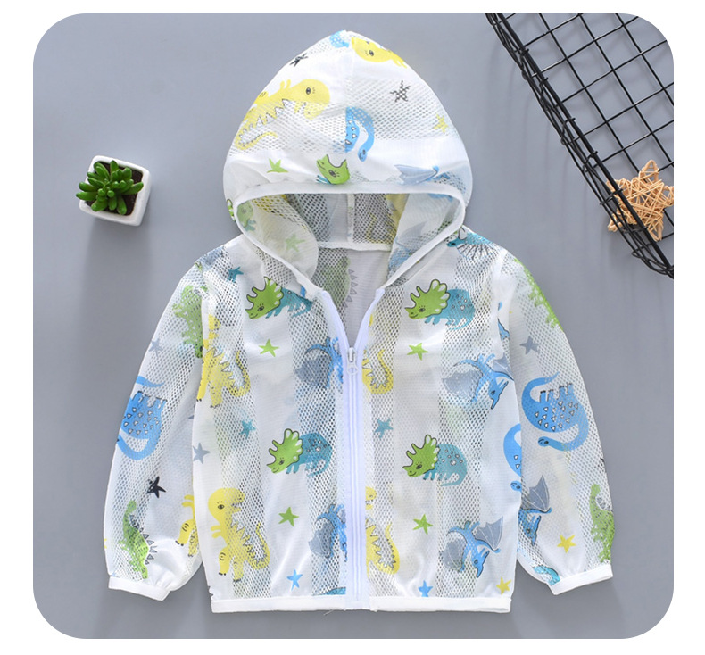 Lightweight Mesh Breathable Baby Summer Outdoor SunProtective Clothing Little Children's Clothing Skin Shell Jacket