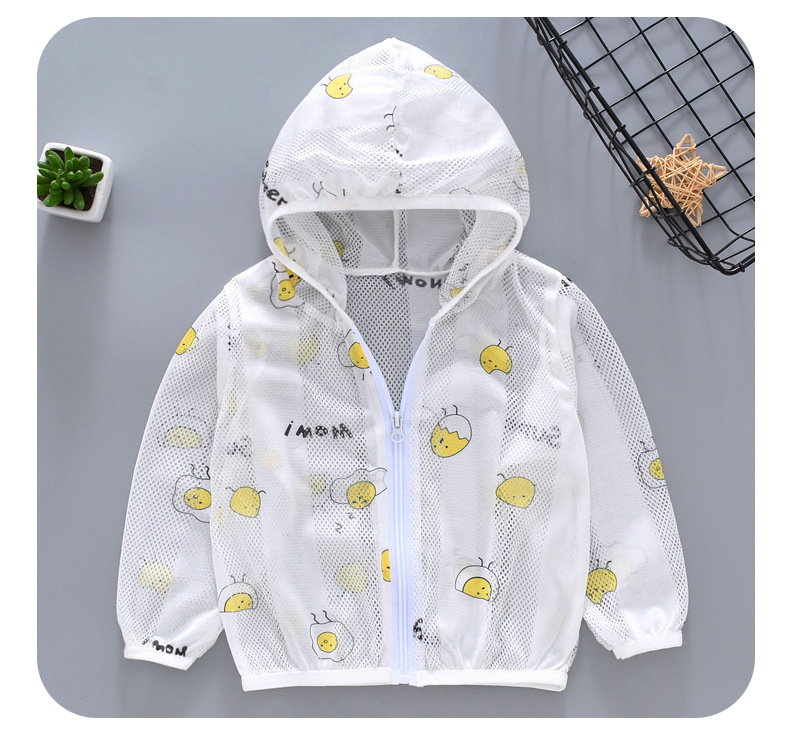 Lightweight Mesh Breathable Baby Summer Outdoor SunProtective Clothing Little Children's Clothing Skin Shell Jacket