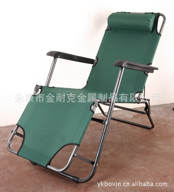 Factory Direct Sales Beach Bed Steel Tube Bed Camp Bed Dual-Purpose Chair, Recliner Folding Chair Lunch Break Chair Factory Direct Sales Beach Bed Steel Tube Bed Camp Bed Dual-Purpose Chair, Recliner Folding Chair Lunch Break Chair