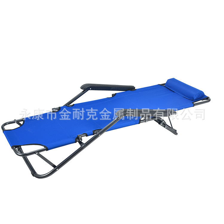 Factory Direct Sales Beach Bed Steel Tube Bed Camp Bed Dual-Purpose Chair, Recliner Folding Chair Lunch Break Chair Factory Direct Sales Beach Bed Steel Tube Bed Camp Bed Dual-Purpose Chair, Recliner Folding Chair Lunch Break Chair