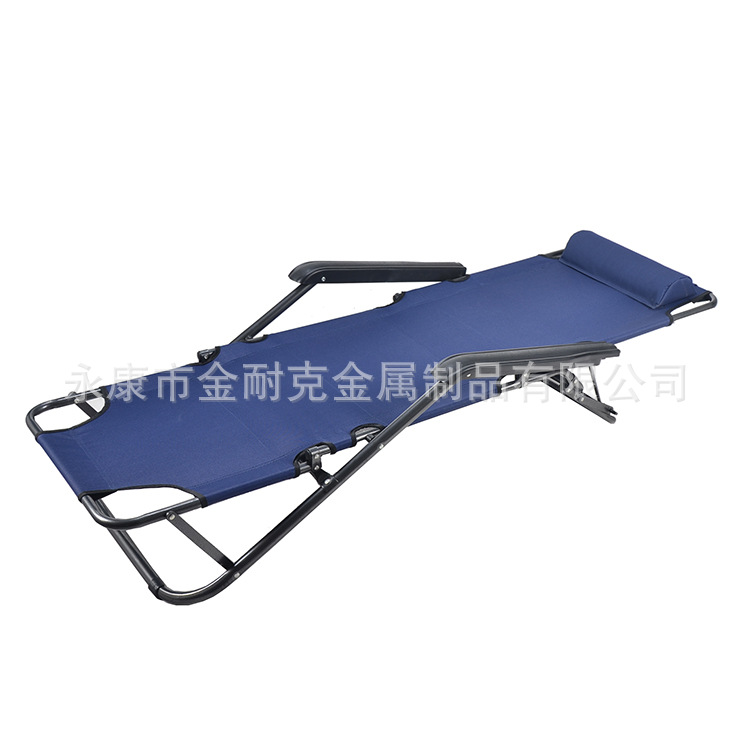 Factory Direct Sales Beach Bed Steel Tube Bed Camp Bed Dual-Purpose Chair, Recliner Folding Chair Lunch Break Chair Factory Direct Sales Beach Bed Steel Tube Bed Camp Bed Dual-Purpose Chair, Recliner Folding Chair Lunch Break Chair