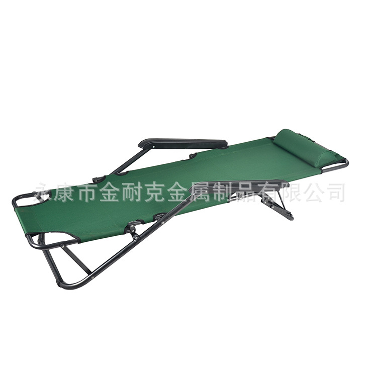 Factory Direct Sales Beach Bed Steel Tube Bed Camp Bed Dual-Purpose Chair, Recliner Folding Chair Lunch Break Chair Factory Direct Sales Beach Bed Steel Tube Bed Camp Bed Dual-Purpose Chair, Recliner Folding Chair Lunch Break Chair