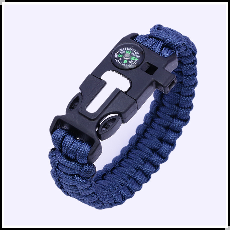 Outdoor Multi-Functional Survival Wilderness Survival Paracord Bracelet Woven Tactical Survival Bracelet Compass Whistle Outdoor Multi-Functional Survival Wilderness Survival Paracord Bracelet Woven Tactical Survival Bracelet Compass Whistle