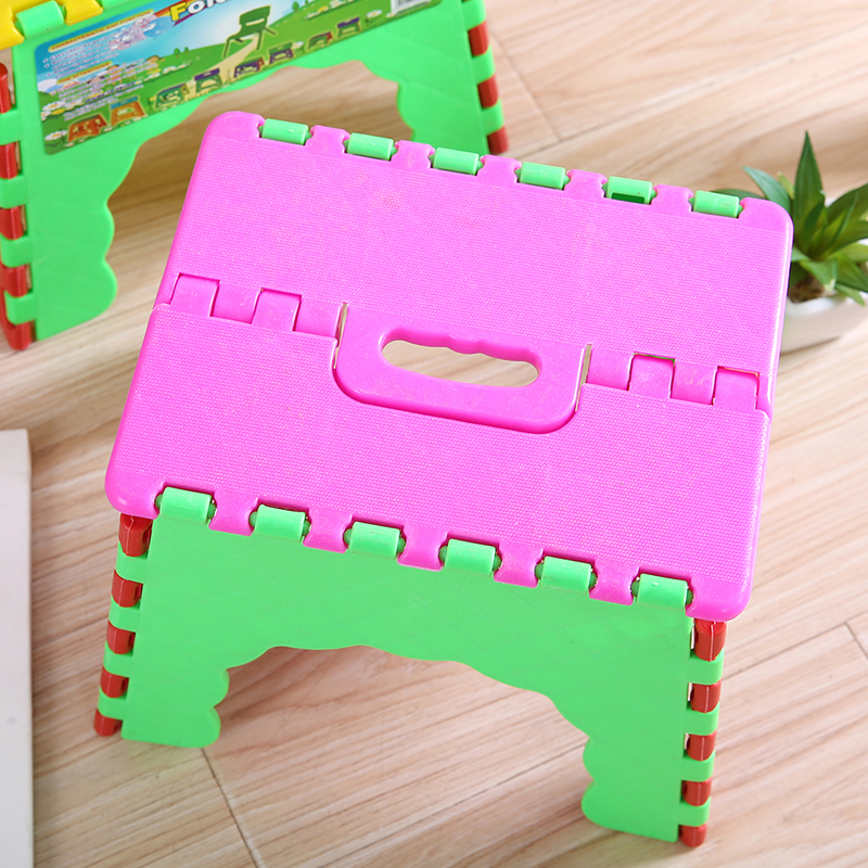 Household thickened folding Small plastic stool portable outdoor fishing adult folding Chair
