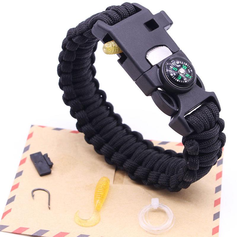 Landing Parachute Cord Rope Multifunctional Nine-In-One Paracord Bracelet Outdoor Survival Emergency Fire Escape Camping