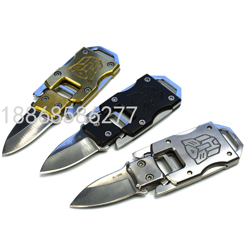 Transformer Mini Portable Tactical Multi-Functional Outdoor Survival Equipment EDC Knife Paracord Bracelet