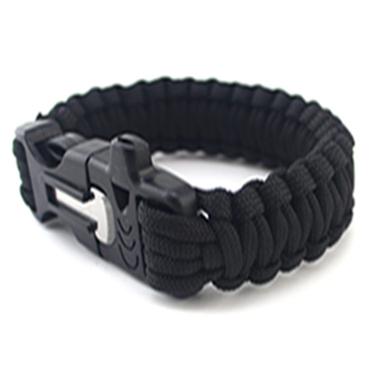 Outdoor multi-function umbrella rope flint bracelet survival bracelet