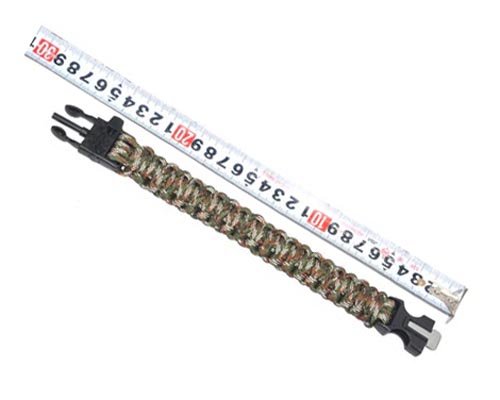 Sparking outdoor survival bracelet parachute cord safety rope lifeline escape outdoor equipment