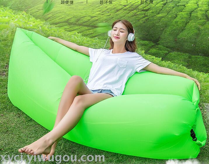 Europe and the United States outdoor beach lazy sleeping bag inflatable bed folding fast inflatable sofa air sofa 