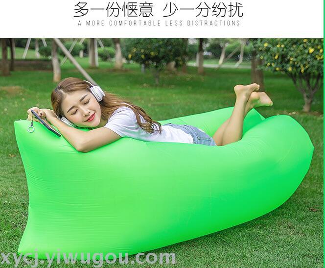 Europe and the United States outdoor beach lazy sleeping bag inflatable bed folding fast inflatable sofa air sofa 