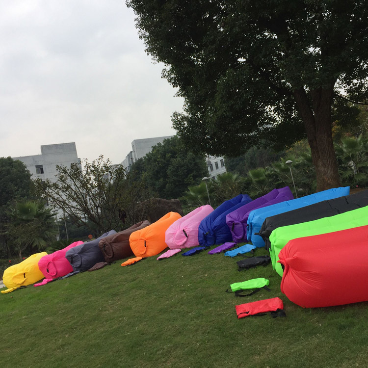 Factory Direct Sales Lazy Sofa Outdoor Sofa Inflatable Sofa Portable Sleeping Bag Foldable Air Sofa Bed