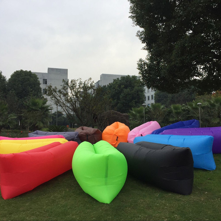 Factory Direct Sales Lazy Sofa Outdoor Sofa Inflatable Sofa Portable Sleeping Bag Foldable Air Sofa Bed