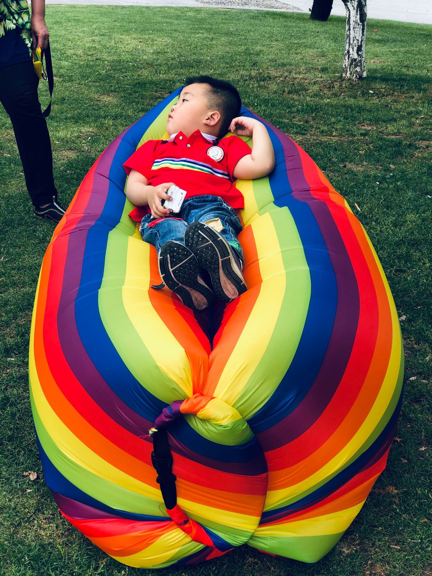 Factory Direct Sales Lazy Sofa Outdoor Sofa Inflatable Sofa Portable Sleeping Bag Foldable Air Sofa Bed