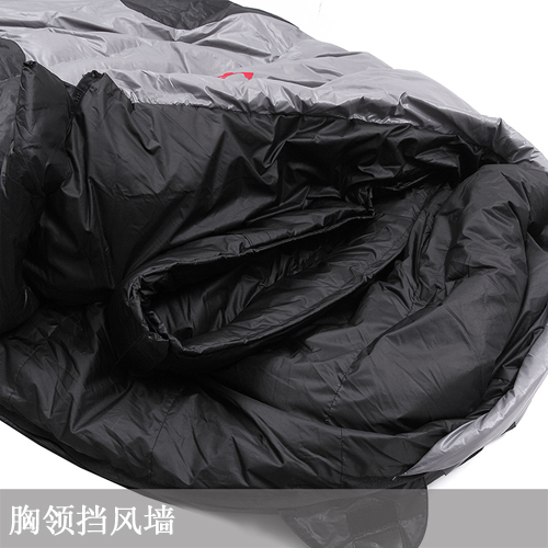 Sled dog outdoor (1.2kg) warm and thickened mummy single splicing down sleeping bag Sled dog outdoor (1.2kg) warm and thickened mummy single splicing down sleeping bag