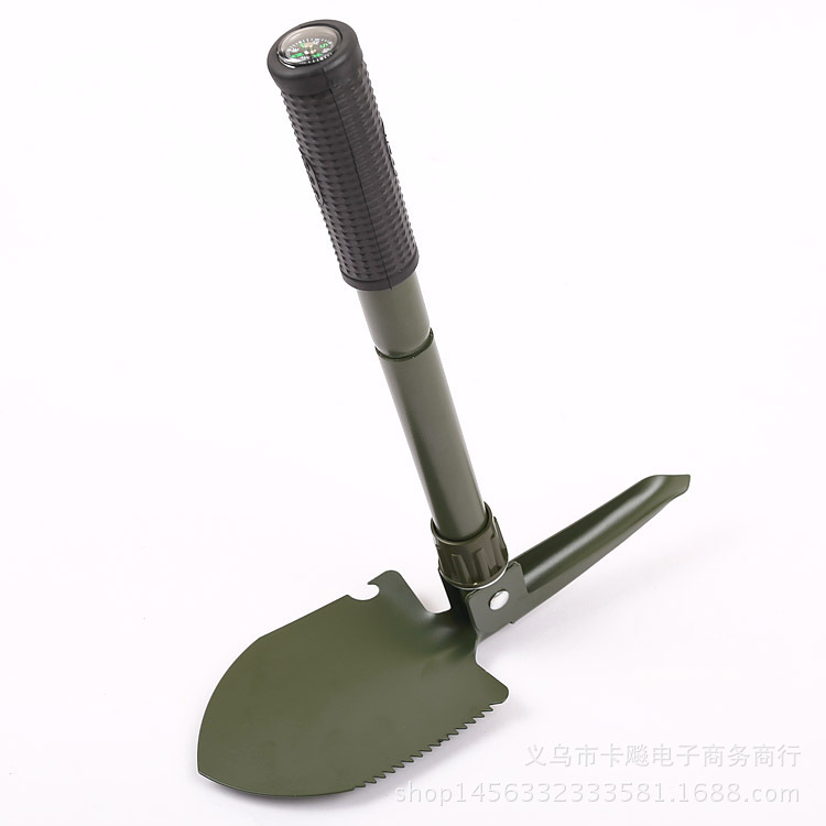 Camping Outdoor MultiFunction Folding Shovel Small Soldier ShovelPickaxe Camping Folding Shovel