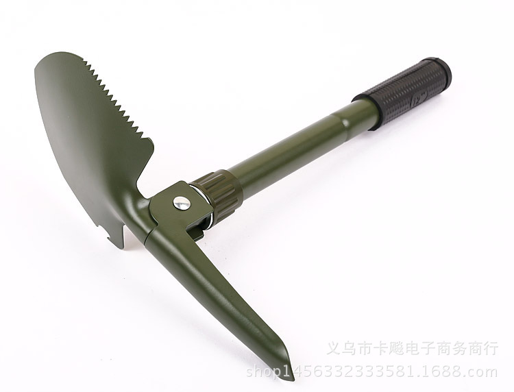 Camping Outdoor MultiFunction Folding Shovel Small Soldier ShovelPickaxe Camping Folding Shovel