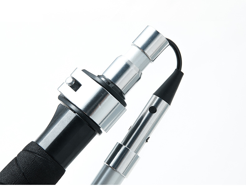 Folding Carbon Trekking Pole Koraman Coolan Outdoor Straight Handle Carbon Trekking Pole Hiking Climbing Folding Cane