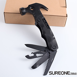 Outdoor Multifunction Trekking Poles Aluminum Alloy Stick Outdoor Stick Special Forces Foldable Climbing Stick Crutch