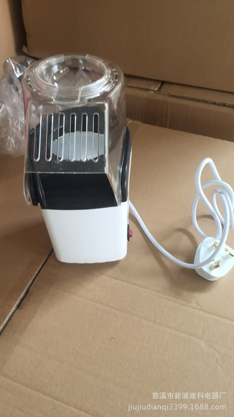 Household mini popper, electric air popper Taiwan 110V electrical popcorn machine