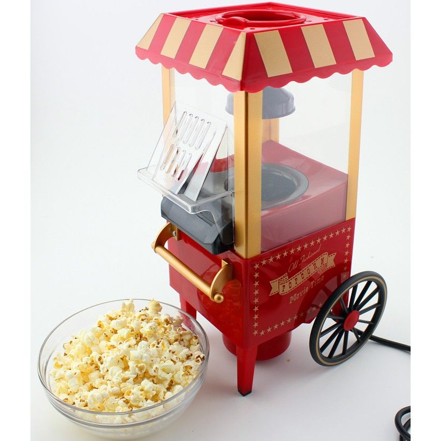 Household Classic Car Popcorn Machine Mini Small Cotton Candy Making Machines Blowing Popcorn Machine
