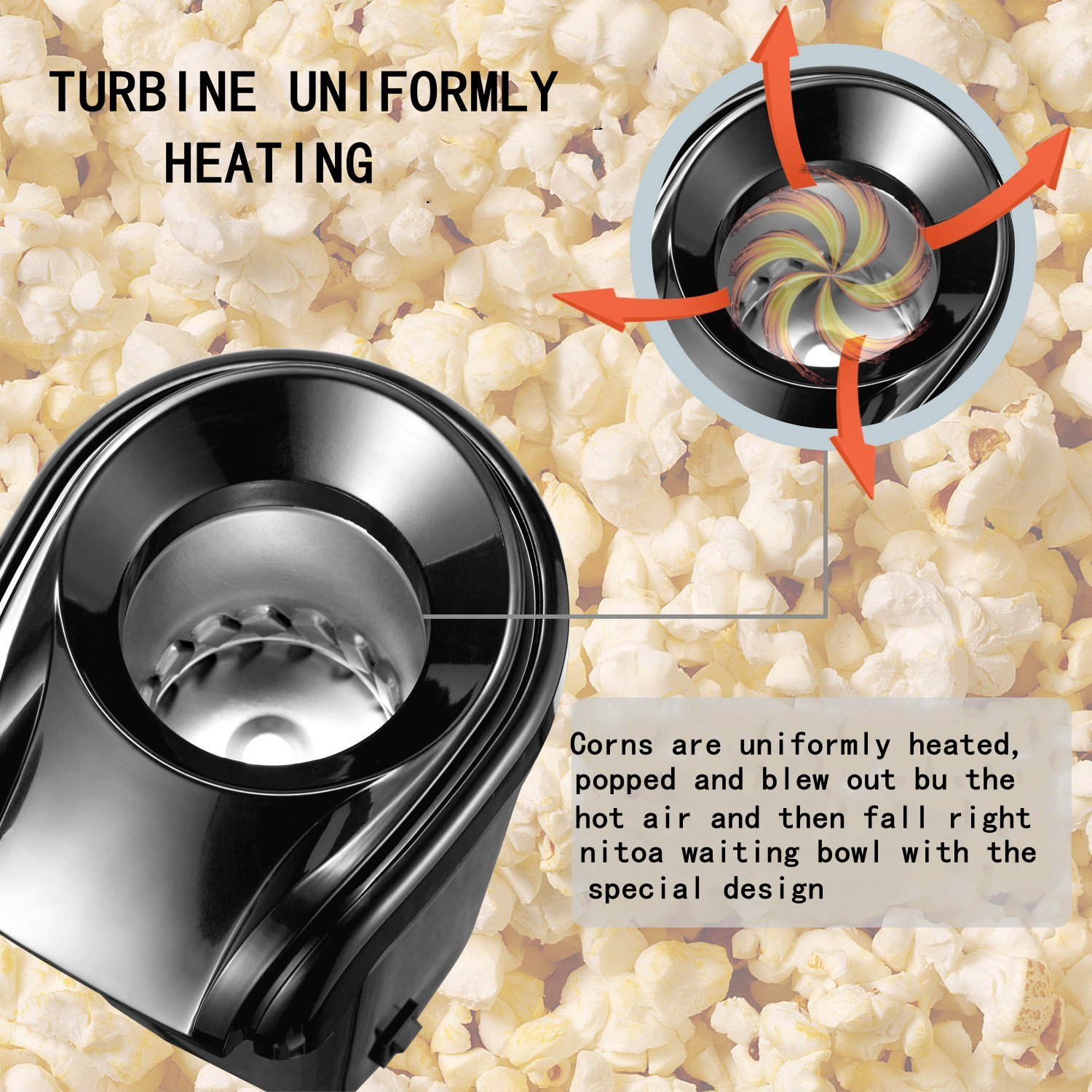 New Mini Popcorn Machine Household Wind-Blowing Small Automatic Electric Children Popcorn Machine Foreign Trade Small New Mini Popcorn Machine Household Wind-Blowing Small Automatic Electric Children Popcorn Machine Foreign Trade Small