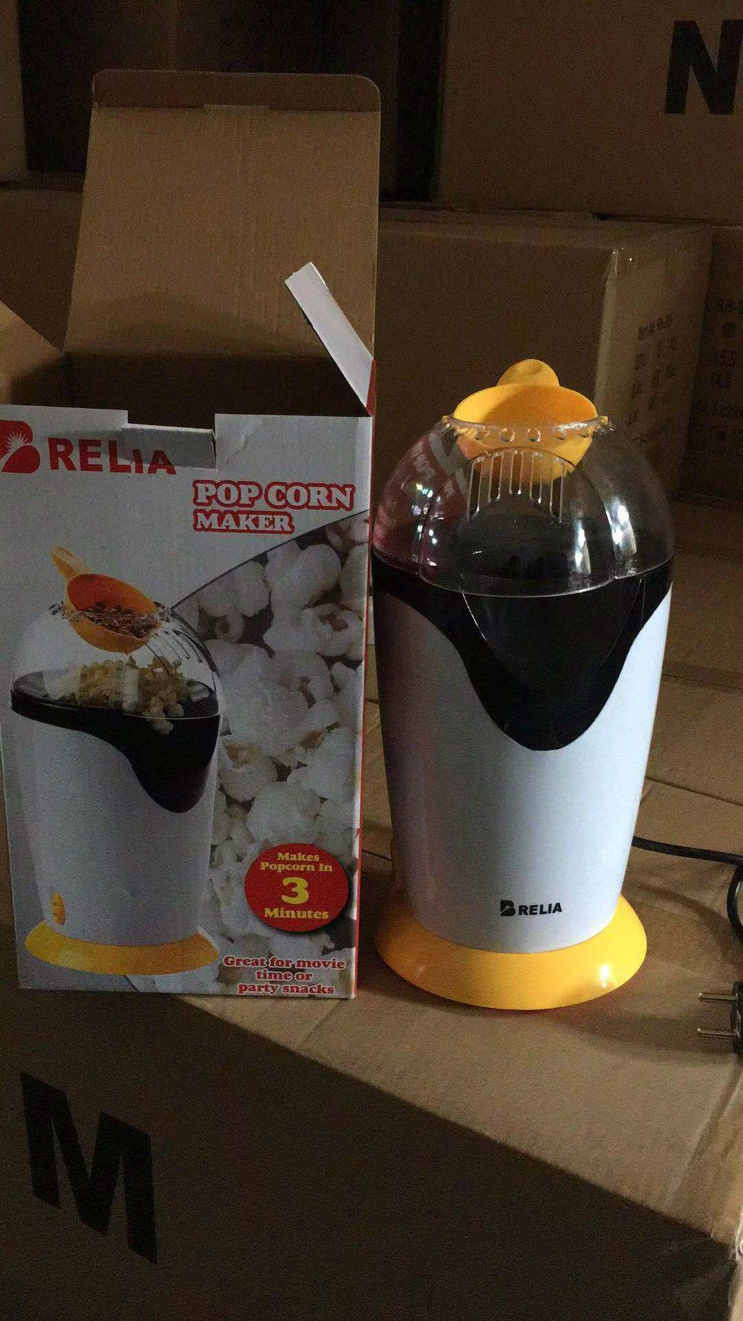 Home mini popcorn machine, electric blower type popcorn machine Taiwan electrical appliances popcorn machine