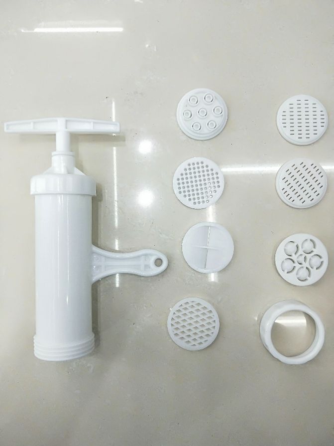 8-piece household noodle extruder manual noodle machine kitchen mini noodle press manual noodle machine