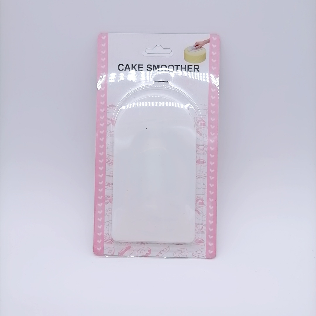 Paper Card-Mounted round Head Noodle Cake Surface Cream Spatula Press Plate Spatula Practical Gadgets