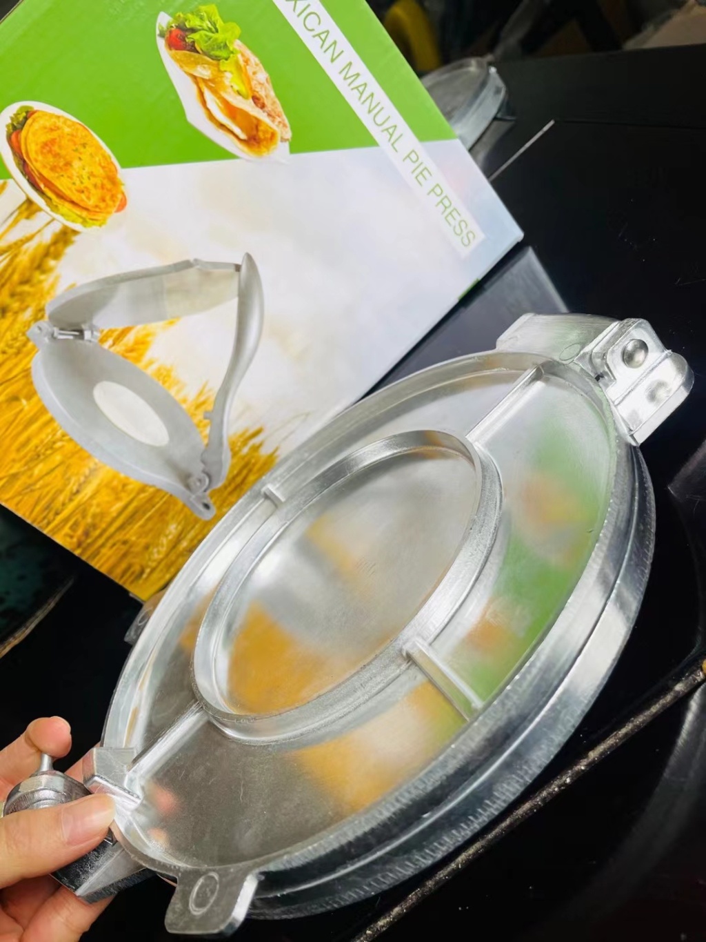 Stainless Steel Mexican Noodle Press Aluminum Manual Tortillas Dough Press Setting Machine Wrapper Maker Cake Press Stainless Steel Mexican Noodle Press Aluminum Manual Tortillas Dough Press Setting Machine Wrapper Maker Cake Press