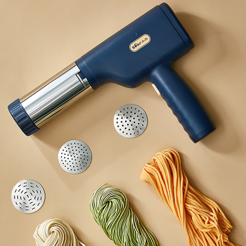 Noodle Press Machine Household Handheld Wireless Stainless Steel Noodle Pressing Barrel