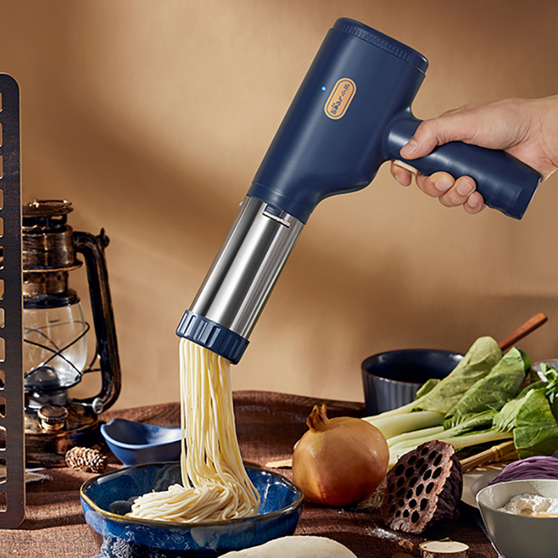 Noodle Press Machine Household Handheld Wireless Stainless Steel Noodle Pressing Barrel