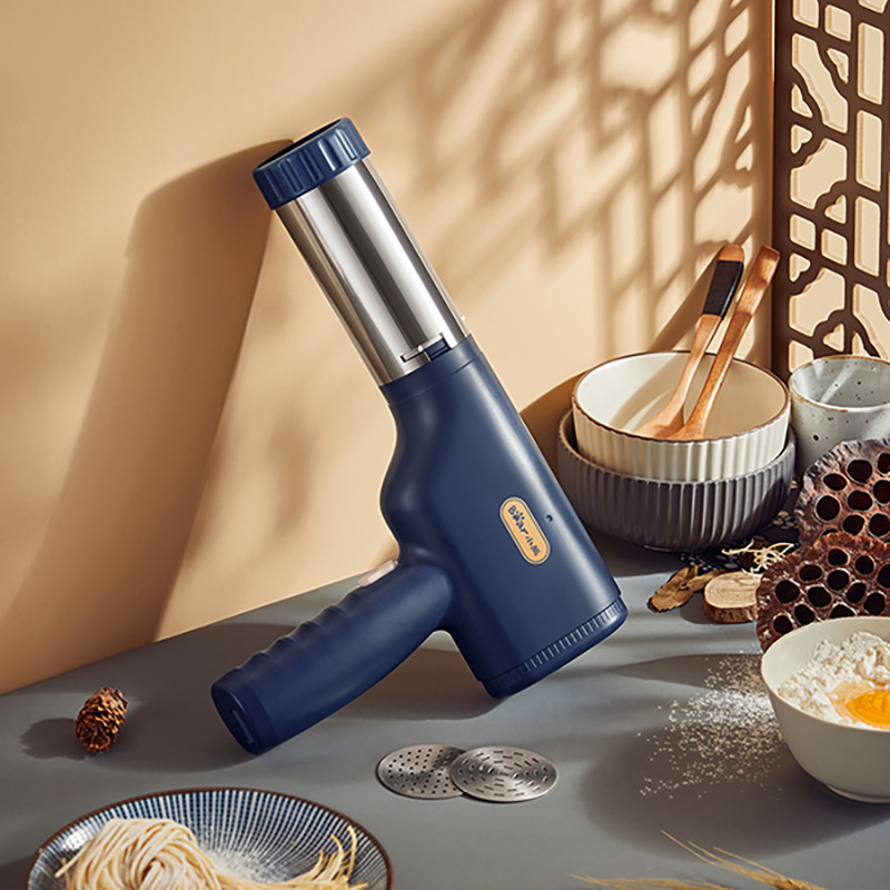 Noodle Press Machine Household Handheld Wireless Stainless Steel Noodle Pressing Barrel